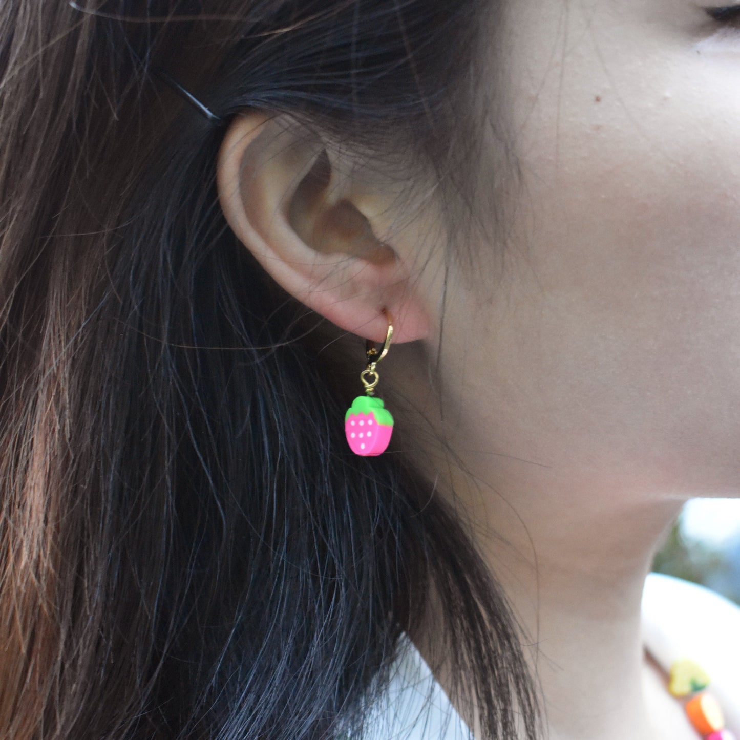 Strawberry Earrings | by Ifemi Jewels-1