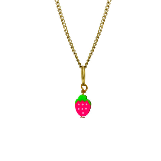 Strawberry Pendant Necklace | by Ifemi Jewels-0