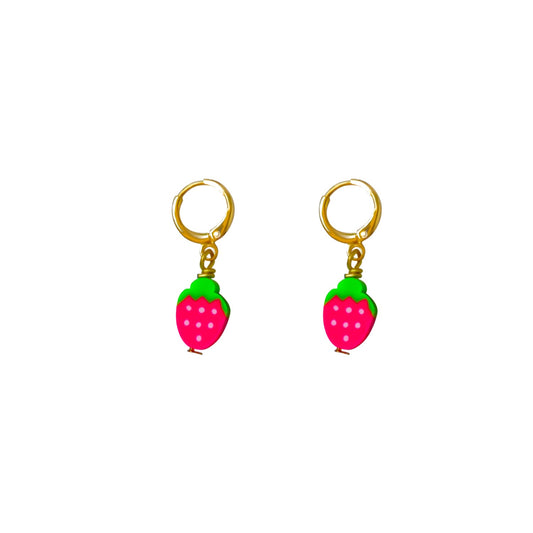 Strawberry Earrings | by Ifemi Jewels-0